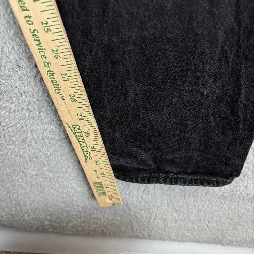 Levis 501 Jeans Mens 40 x34 (Fits 38x34) Black Straight Leg Denim
